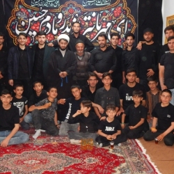 مراسم بمناسبت طشت گذاری دهه اول محرم الحرام ۱۴۰۴هیئت فاطمیون آلاچمن