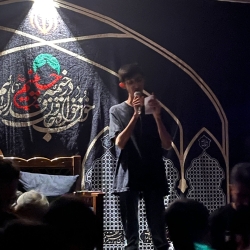گزارش تصویری مداح اهل بیت سیدسپهرهاشمی دهکردی
