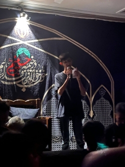 گزارش تصویری مداح اهل بیت سیدسپهرهاشمی دهکردی