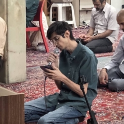 گزارش تصویری مداح اهل بیت سیدسپهرهاشمی دهکردی