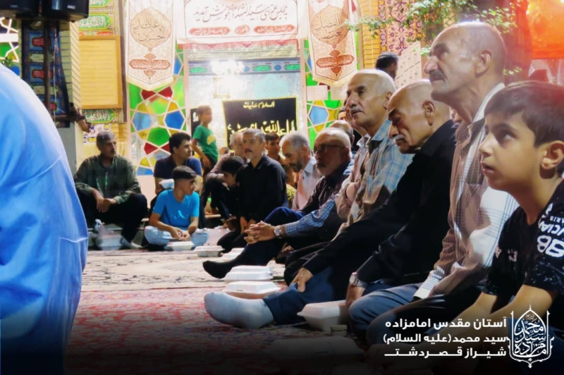 گزارش تصویری شب دوم مراســم   سخنـران حجتــــ الاسلام محمــد حسیـن حدائــق   مـداح حــاج