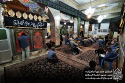 گزارش تصویری مراســم عزادارے اربعین حضرت اباعبدالله حسین (ع) و یاران با وفایش    سخنـران حجتـ