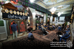 گزارش تصویری مراســم عزادارے اربعین حضرت اباعبدالله حسین (ع) و یاران با وفایش    سخنـران حجتـ
