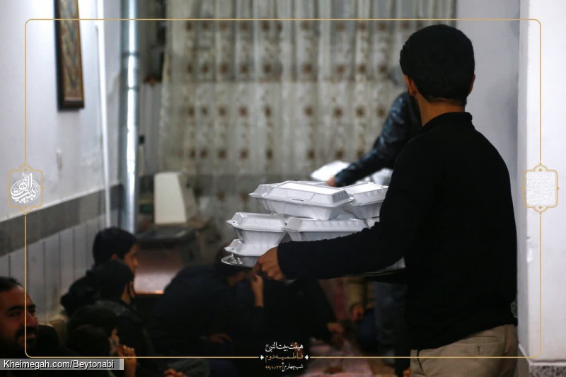 گزارش تصویری شب چهارم فاطمیه دوم - هیئت بیت النبی ص