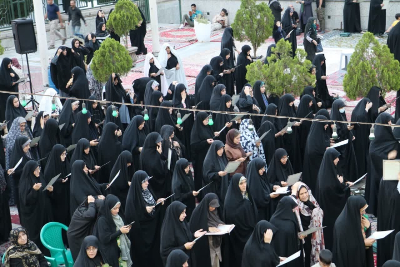 مراسم اقامه نماز و استغاثه 16 مرداد ماه آستان مقدس امامزاده عبدالله همدان