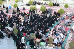مراسم اقامه نماز و دعای استغاثه همدان