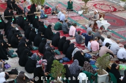 مراسم اقامه نماز و دعای استغاثه به امام زمان  امامزاده عبدالله همدان