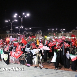 مراسم اقامه نماز و استغاثه همدان میدان امام خمینی(ره)
