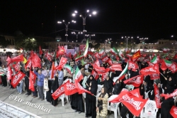 تصاویر تجمع میدان امام خمینی همدان؛ حضور پرشور مردم