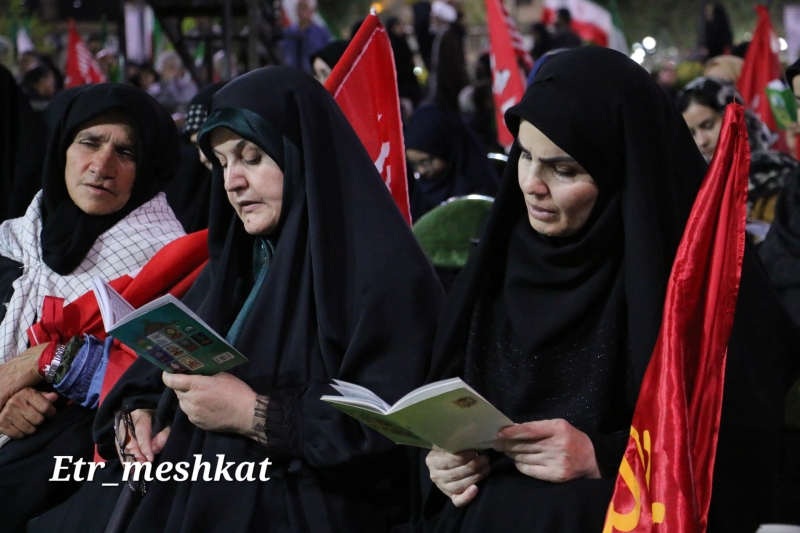 تجمع میدان همدان امام خمینی چهلم رهبر انقلاب