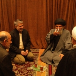 دکتر سید احمد رضا اخروی الحسنی مسجد جامع معراج آرامش چای مسجد بعد از منبر