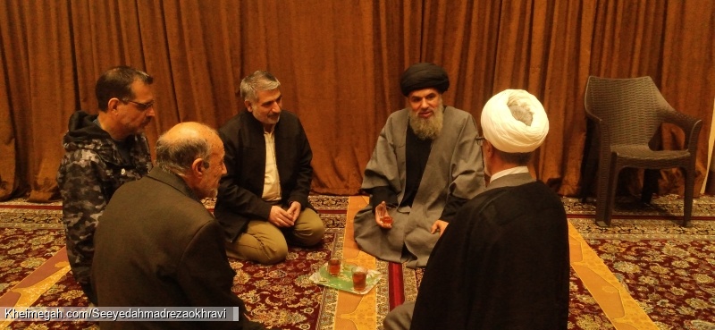 آرامش پس از منبر دکتر سید احمد رضا اخروی الحسنی