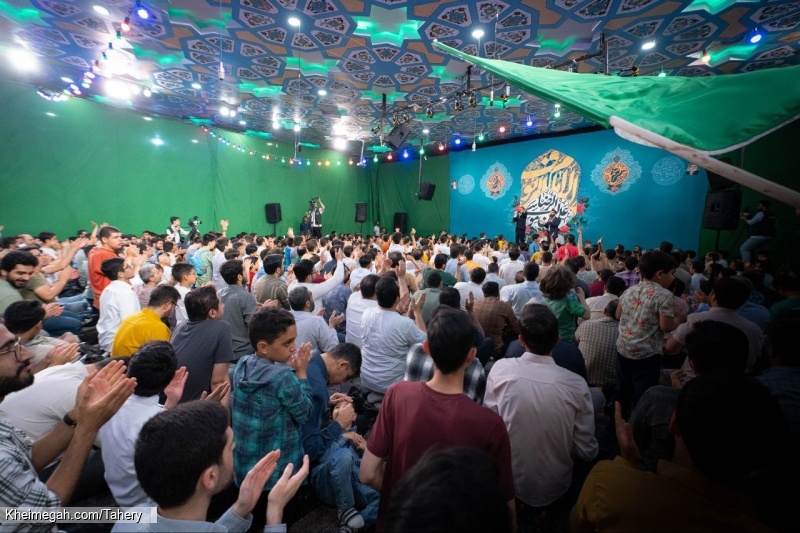 تصویر مراسم جشن شب ولادت امام رضا (ع) پنجشنبه 18 اردیبهشت 1404 کربلایی حسین طاهری