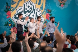 تصویر مراسم جشن شب ولادت امام رضا (ع) پنجشنبه 18 اردیبهشت 1404 کربلایی حسین طاهری