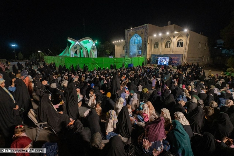 تصویر مراسم جشن شب ولادت امام رضا (ع) پنجشنبه 18 اردیبهشت 1404 کربلایی حسین طاهری