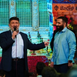 مراسم جشن شب ولادت امام رضا (ع) 18 اردیبهشت 1404 کربلایی محمدحسین حدادیان - هیئت رزمندگان غرب تهران