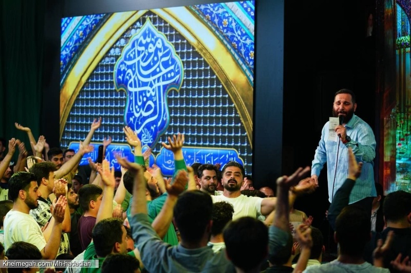 مراسم جشن شب ولادت امام رضا (ع) 18 اردیبهشت 1404 کربلایی محمدحسین حدادیان - هیئت رزمندگان غرب تهران