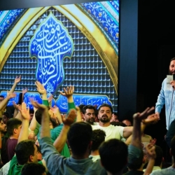 مراسم جشن شب ولادت امام رضا (ع) 18 اردیبهشت 1404 کربلایی محمدحسین حدادیان - هیئت رزمندگان غرب تهران
