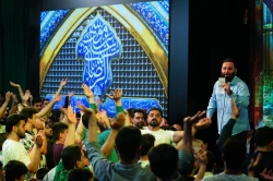 مراسم جشن شب ولادت امام رضا (ع) 18 اردیبهشت 1404 کربلایی محمدحسین حدادیان - هیئت رزمندگان غرب تهران