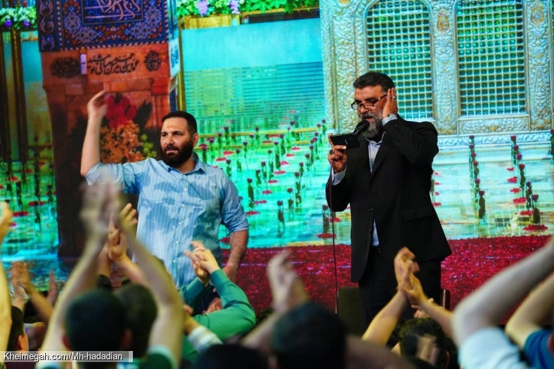 مراسم جشن شب ولادت امام رضا (ع) 18 اردیبهشت 1404 کربلایی محمد حسین حدادیان - هیئت رزمندگان غرب تهران