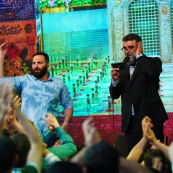مراسم جشن شب ولادت امام رضا (ع) 18 اردیبهشت 1404 کربلایی محمد حسین حدادیان - هیئت رزمندگان غرب تهران