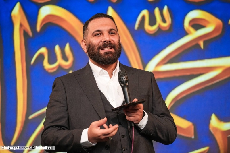 تصویر مراسم جشن ولادت پیامبر اکرم حضرت محمد (ص) و امام جعفر صادق (ع) 1405 کربلایی محمدحسین حدادیان