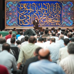تصویر مراسم جشن ولادت پیامبر اکرم حضرت محمد (ص) و امام جعفر صادق (ع) 1405 کربلایی محمد حسین حدادیان
