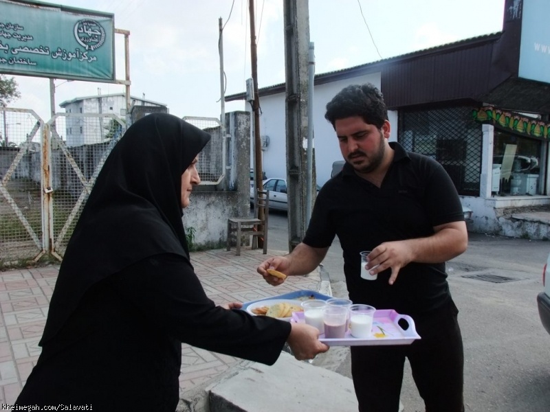 ایستگاه صلواتی در شهر بابلسر