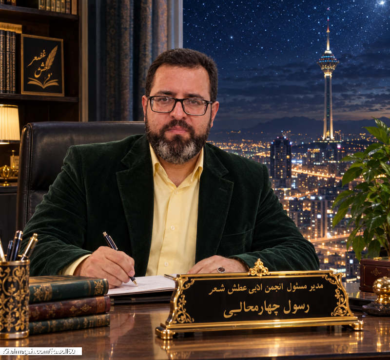 شاعر ازنایی رسول چهارمحالی ساقی عطشان