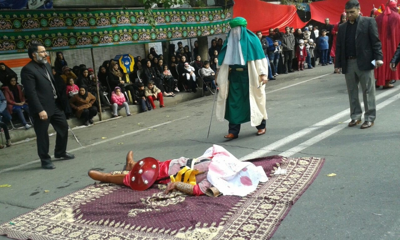 کربلایی بهروز سجودی در نقش امام