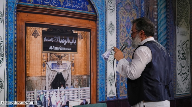 گزارش تصویری مراسم جشن شب ولادت حضرت امیرالمومنین علی 1403 - حاج محمود کریمی - هیئت رایت العباس چیذر