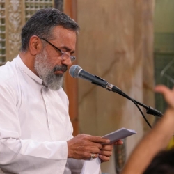 تصویر مراسم جشن شب ولادت امام رضا (ع) 18 اردیبهشت 1404 حاج محمود کریمی - هیات رایه العباس چیذر