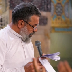 تصویر مراسم جشن شب ولادت امام رضا (ع) 18 اردیبهشت 1404 حاج محمود کریمی - هیئت رایه العباس چیذر