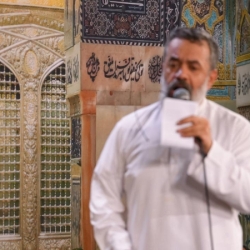 تصویر مراسم جشن شب ولادت امام رضا (ع) 18 اردیبهشت 1404 حاج محمود کریمی - هیئت رایه العباس چیذر