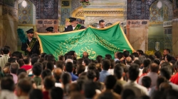 تصویر مراسم جشن شب ولادت امام رضا (ع) 18 اردیبهشت 1404 حاج محمود کریمی - هیات رایه العباس چیذر