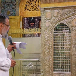 تصویر مراسم جشن شب ولادت امام رضا (ع) 18 اردیبهشت 1404 حاج محمود کریمی - هیئت رایت العباس چیذر