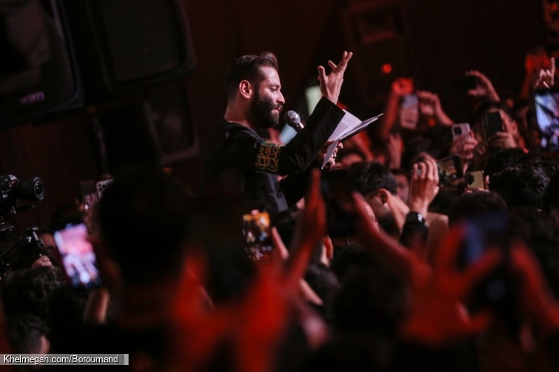 تصویر مراسم عزاداری شهادت امام رضا (ع) 1404 کربلایی امیر برومند - هیئت بهشت عشاق الرضا تهران