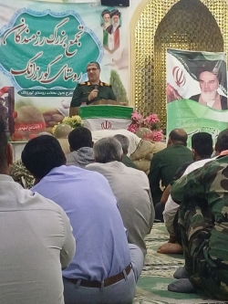 مراسم تجمع رزمندگان ۸سال دفاع مقدس در روستای گورزانگ