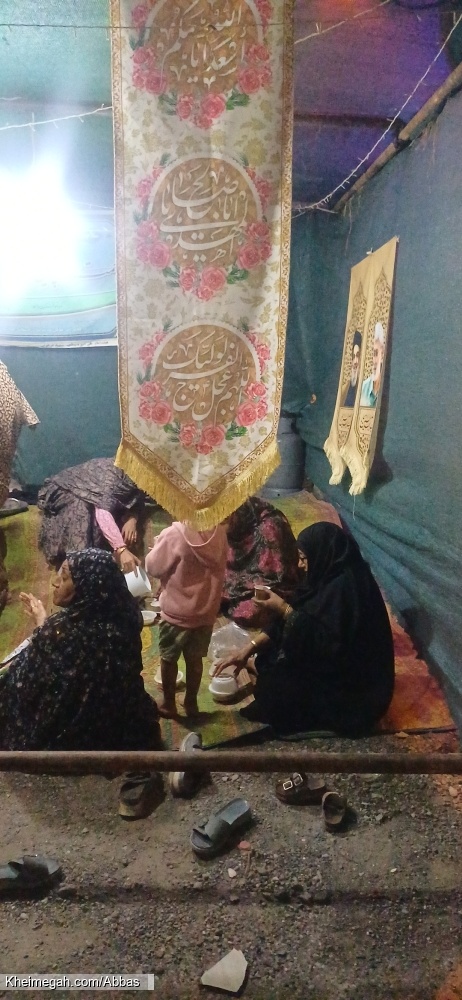 برپایی موکب در سالروز میلاد حضرت امام علی ع در روستای گورزانگ میناب