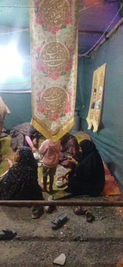 برپایی موکب در سالروز میلاد حضرت امام علی ع در روستای گورزانگ میناب