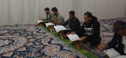 برگزاری جلسات روزانه قرآن کریم مسجد جامع افضل روستای گورزانگ میناب در شب مبعث حضرت رسول اکرم ص