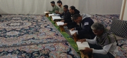 برگزاری محفل قرآنی در شب مبعث حضرت رسول مکرم اسلام ص درمحل مسجد جامع افضل روستای گورزانگ