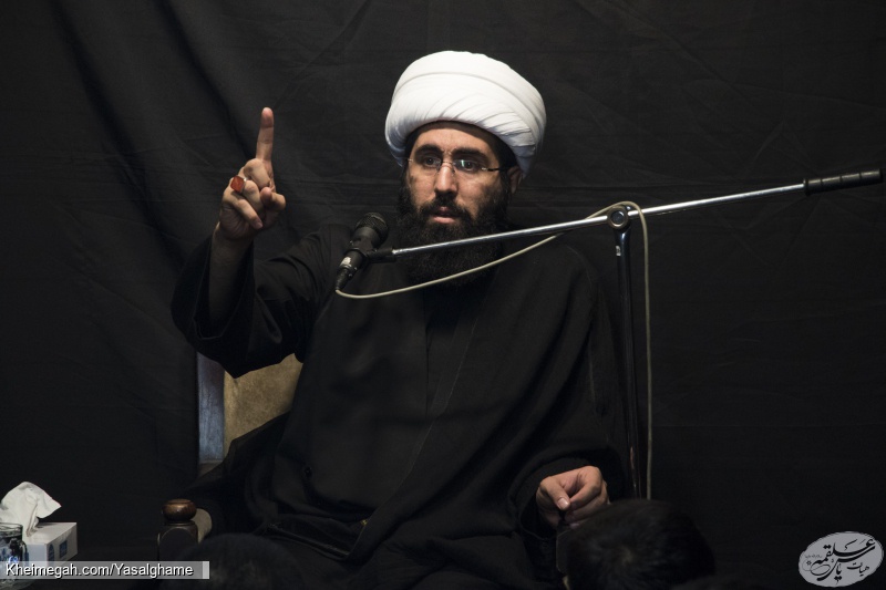 شیخ حسین اکبری  _  سید محمدرضا نوشه ور  _  هیات یاس علقمه سلام الله علیها