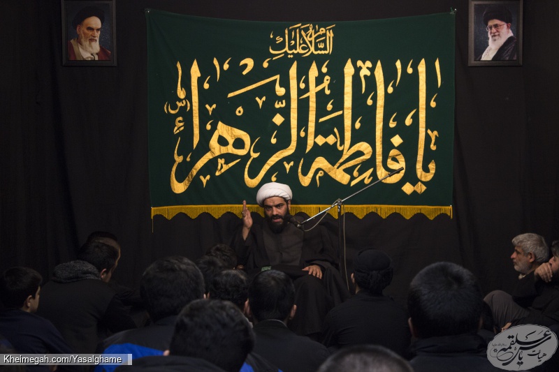 حجت الاسلام صمدی  _  حاج مرتضی بختیاری  _  هیات یاس علقمه سلام الله علیها