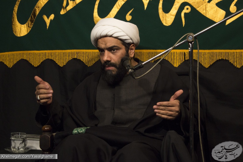 حجت الاسلام صمدی  _  حاج مرتضی بختیاری  _  هیات یاس علقمه سلام الله علیها