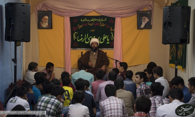 حجت الاسلام اکبری  _  حاج محمد گرمابدری  _  هیات یاس علقمه سلام الله علیها
