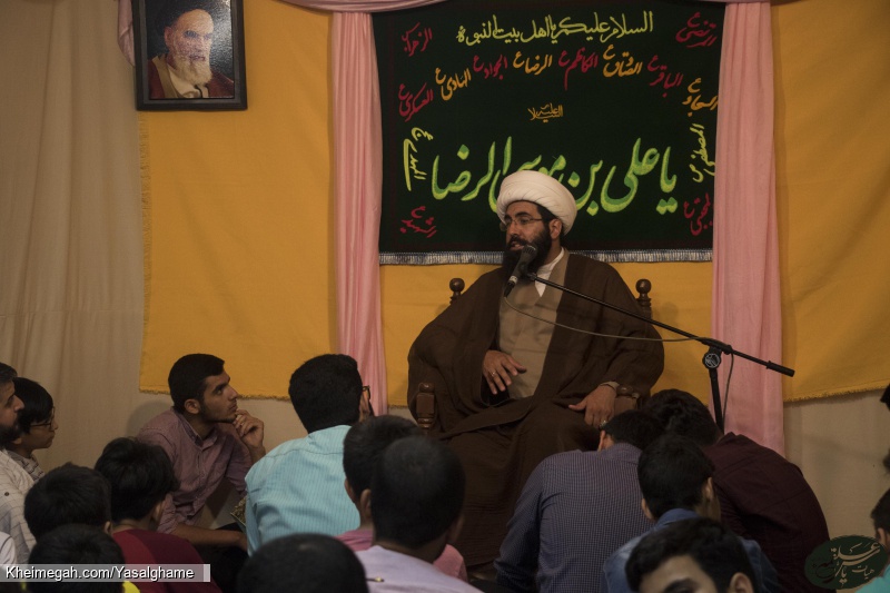 حجت الاسلام اکبری  _  حاج محمد گرمابدری  _  هیات یاس علقمه سلام الله علیها