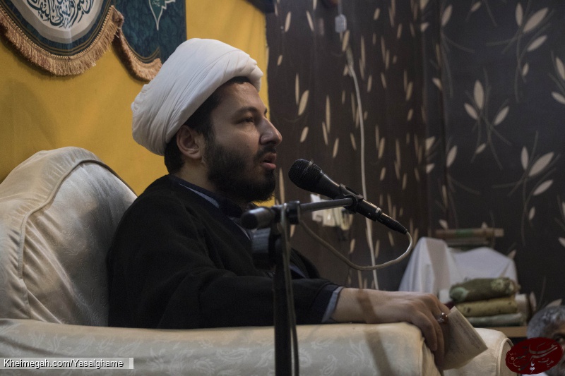 حجت الاسلام ذوقی   -  کربلایی هاشم خطیبی  -  هیات یاس علقمه سلام الله علیها