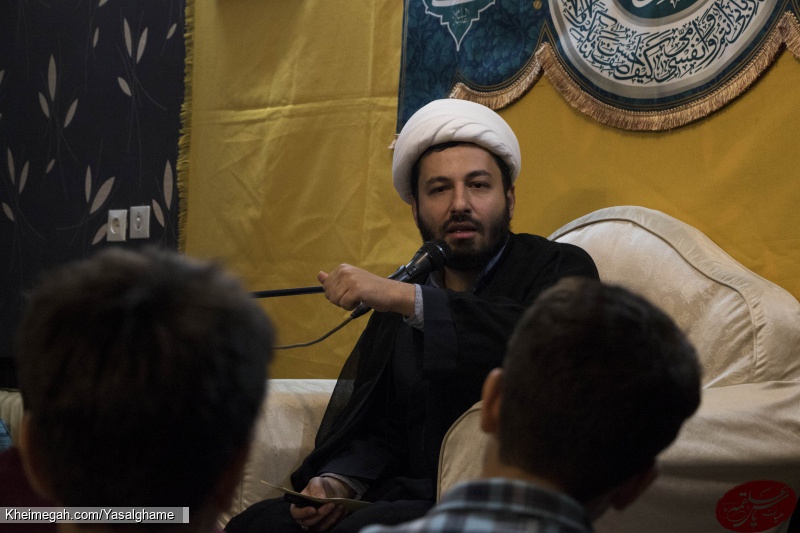 حجت الاسلام ذوقی   -  کربلایی هاشم خطیبی  -  هیات یاس علقمه سلام الله علیها