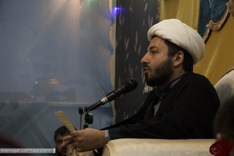 حجت الاسلام ذوقی   -  کربلایی هاشم خطیبی  -  هیات یاس علقمه سلام الله علیها